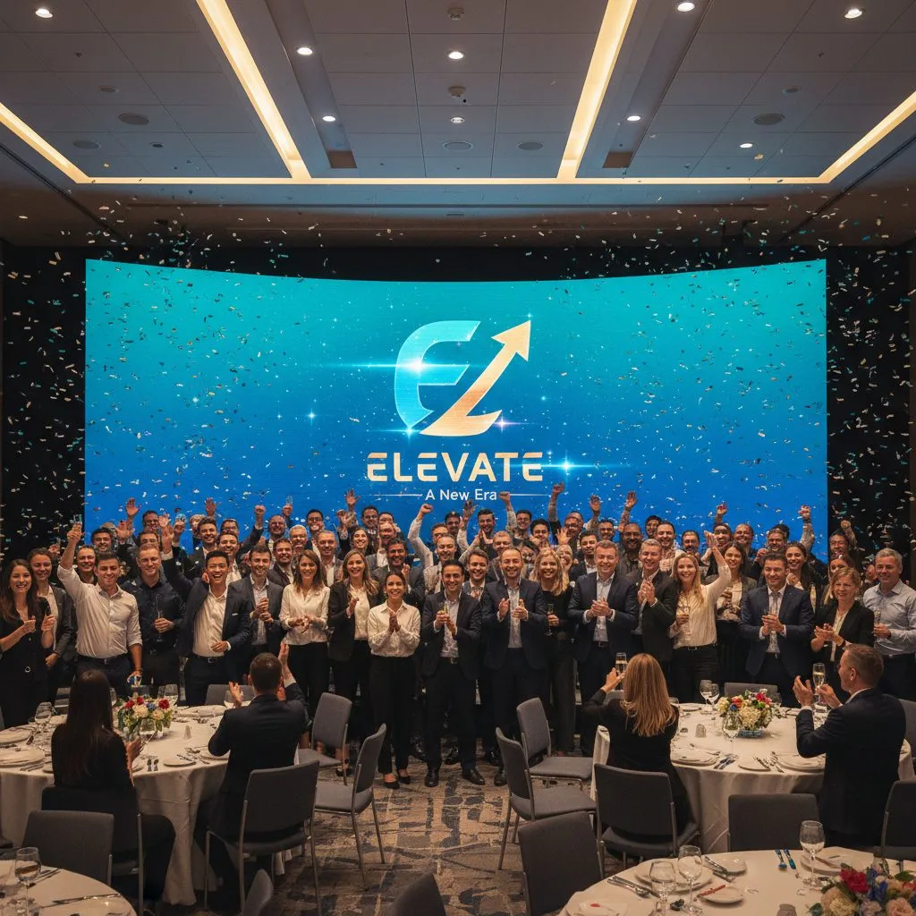 Événement de lancement d'une nouvelle identité de marque