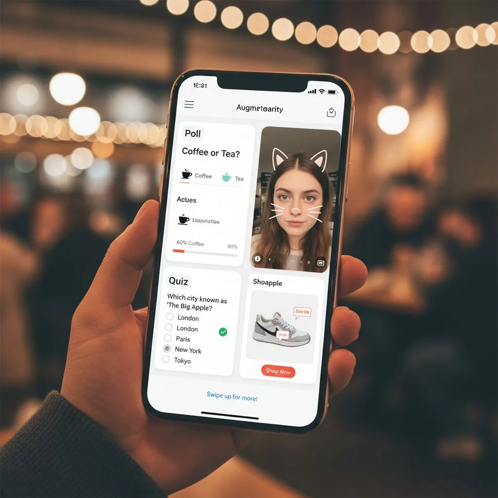 Formats de contenu interactifs sur les réseaux sociaux